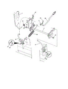 Mower Lift parts for Poulan Riding Mower & Tractor PB20A46-96042016900 from AppliancePartsPros.com