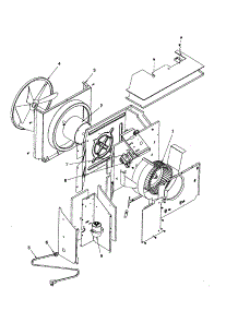 Fan And Control Assembly parts for Amana Room Air Conditioner PBC071A00A-P1224901R from AppliancePartsPros.com