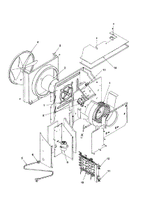 Fan And Control Assembly parts for Amana Room Air Conditioner PBE081A15A-P1225040R from AppliancePartsPros.com