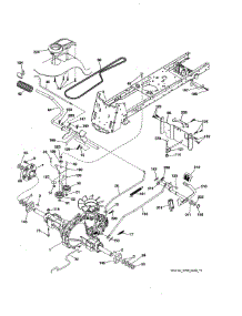 Drive parts for Poulan Riding Mower & Tractor PBGT2654-96042017300 from AppliancePartsPros.com