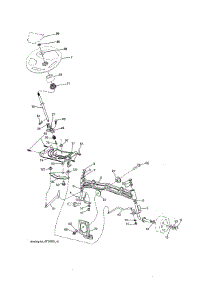 Steering parts for Poulan Riding Mower & Tractor PBGT2654-96042017300 from AppliancePartsPros.com