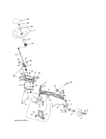 Steering parts for Poulan Riding Mower & Tractor PBLGT2654-96042017200 from AppliancePartsPros.com