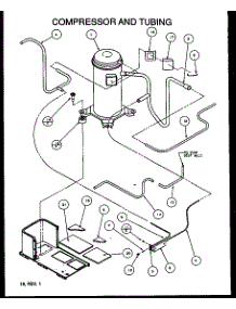 Compressor And Tubing (Pca42b0002a / P1153701c) (Pca42b0003a / P1153702c) (Pca48b0002a / P1153703c) (Pca48b0003b / P1153708c) (Pca48b0003a / P1153704c) (Pca48b0002b / P1153707c) (Pca48b0004a / P1153709c) (Pca60b0002a / P1153705c) (Pca60b0003a / P1153706c) (Pca60b0004a / P115 parts for Amana Air Handler PCA48B0004A/P1153709C from AppliancePartsPros.com