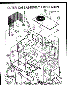 Outer Case Assembly & Insulation (Pcb42a0002a / P1152301c) (Pcb42b0002a / P1152302c) (Pcb48b0002a / P1152303c) (Pcb60b0002a / P1152305c) parts for Amana Air Handler PCB24B0002A/P1152204C from AppliancePartsPros.com
