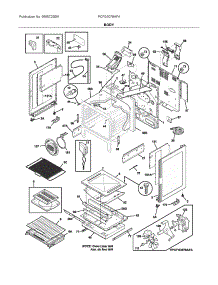Body parts for Frigidaire Gas Range PCFG3078AFA from AppliancePartsPros.com