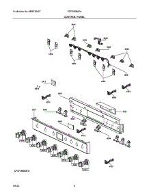Control Panel parts for Frigidaire Electric Range PCFI3668AFA from AppliancePartsPros.com