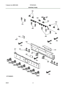 Control Panel parts for Frigidaire Gas Range PCFI3670AFA from AppliancePartsPros.com