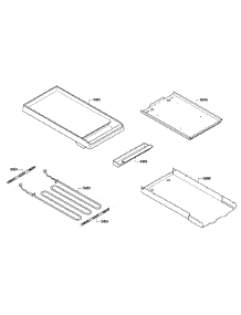 Griddle parts for Thermador Gas Cooktop PCG364GD-02 from AppliancePartsPros.com