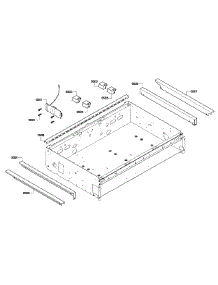 Cabinet parts for Thermador Gas Cooktop PCG364GD-02 from AppliancePartsPros.com