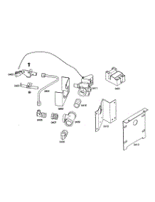 Ignitor parts for Thermador Gas Cooktop PCG484EW01 from AppliancePartsPros.com