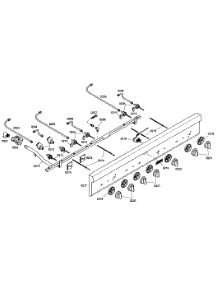 Control Panel parts for Thermador Gas Cooktop PCG486EL01 from AppliancePartsPros.com