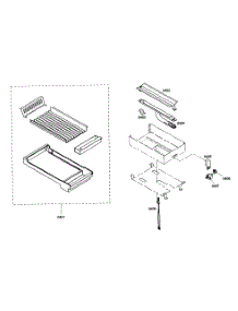 Griddle parts for Thermador Gas Cooktop PCG486EL01 from AppliancePartsPros.com