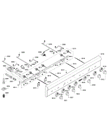 Control Panel parts for Thermador Gas Cooktop PCG486GD/01 from AppliancePartsPros.com