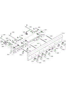 Control Panel parts for Thermador Gas Cooktop PCG486GD/05 from AppliancePartsPros.com