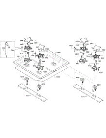 Burners 2 parts for Thermador Gas Cooktop PCG486GD/05 from AppliancePartsPros.com