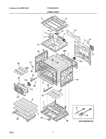 Lower Oven parts for Frigidaire Range Hood PCWD3080AFA from AppliancePartsPros.com