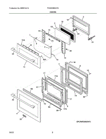 Doors parts for Frigidaire Range Hood PCWM3080AFA from AppliancePartsPros.com