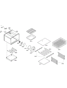 Oven Assy parts for Thermador Range PD366BS/01 from AppliancePartsPros.com
