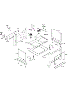 Cabinet Assy parts for Thermador Range PD366BS/01 from AppliancePartsPros.com
