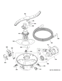 Motor, Sump & Filter Assembly parts for Ge Dishwasher PDT715SYN0FS from AppliancePartsPros.com