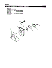 Exhaust - Pe-200 parts for Echo Edger PE-201 (09001001-09999999) from AppliancePartsPros.com