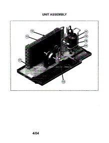 Unit Assembly parts for Friedrich Heating Cooling Combined Unit PE12K5RB from AppliancePartsPros.com