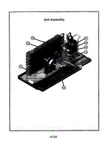 Unit Assembly parts for Friedrich Heating Cooling Combined Unit PE12R0CA from AppliancePartsPros.com