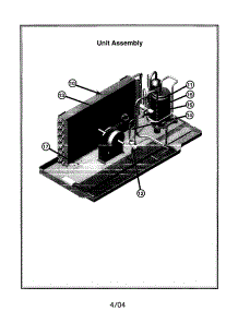 Unit Assembly parts for Friedrich Heating Cooling Combined Unit PE15R5RA from AppliancePartsPros.com