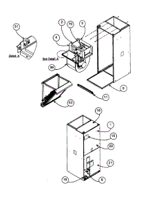Cabinet Parts parts for Payne Air Handler PF1MNC036000AAAA from AppliancePartsPros.com