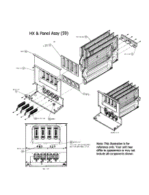 Hx And Panel Assembly parts for Payne Furnace PG8JAA036070AAJA from AppliancePartsPros.com