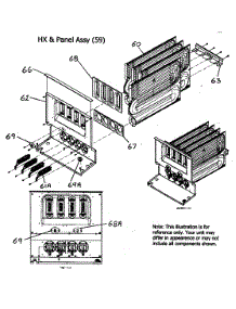 Hx / Panel Assy parts for Payne Furnace PG8JAA042090AAJA from AppliancePartsPros.com