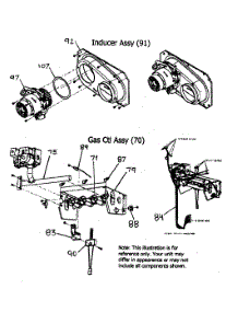 Inducer Assy / Gas Control Assy parts for Payne Furnace PG8MAA036045AAJA from AppliancePartsPros.com