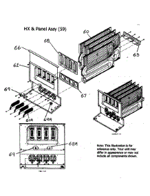 Hx / Panel Assy parts for Payne Furnace PG8MAA042090 from AppliancePartsPros.com