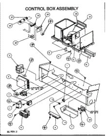 Control Box Assembly (Pga42b1152a / P1154103c) (Pga42b0903a / P1154102c) (Pga42b1153a / P1154104c) (Pga42b0902a / P1154101c) (Pga48b0902b / P1154111c) (Pga48b0903a / P1154106c) (Pga48b0903b / P1154112c) (Pga48b0904a / P1154117c) (Pga48b1152a / P1154107c) (Pga48b1152b / P1154 parts for Amana Air Handler PGA36B0903A/P1164612C from AppliancePartsPros.com