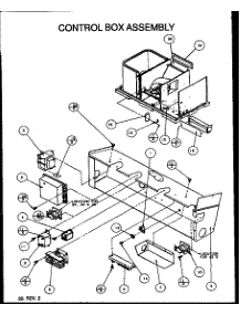 Control Box Assembly (Pga24b0452a / P1164601c) (Pga24b0702a / P1154002c) (Pga24b0702a / P1164602c) (Pga24b0902a / P1154003c) (Pga24b0452a / P1154001c) (Pga24b0902a / P1164603c) (Pga30b0452a / P1164604c) (Pga30b0452a / P1154004c) (Pga30b0702a / P1154005c) (Pga30b0902a / P1164 parts for Amana Air Handler PGA60B1352A/P1154205C from AppliancePartsPros.com