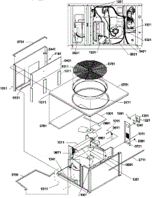 Chassis parts for Amana Heating Cooling Combined Unit PGA60C0902D/P1217301C from AppliancePartsPros.com