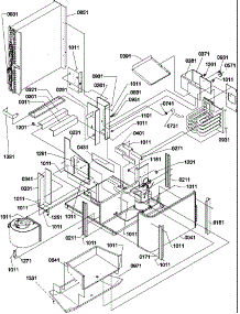 Chassis parts for Amana Heating Cooling Combined Unit PGA60C1152D/P1217302C from AppliancePartsPros.com