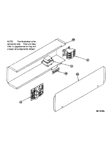 Control Panel parts for Icp Heating Cooling Combined Unit PGAD48D1KE from AppliancePartsPros.com