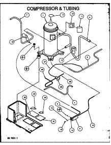 Compressor & Tubing (Pgb42a0902a / P1152501c) (Pgb42a1152a / P1152502c) (Pgb42b1152a / P1152504c) (Pgb42b0902a / P1152503c) (Pgb48b0902a / P1152505c) (Pgb48b1352a / P1152509c) (Pgb48b1152a / P1152507c) (Pgb60b0902a / P1155801c) (Pgb60b1152a / P1155803c) (Pgb60b1352a / P11558 parts for Amana Air Handler PGB24B0702A/P1164702C from AppliancePartsPros.com