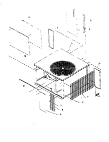 Outer Case parts for Amana Heating Cooling Combined Unit PGB30C0702D/P1204404C from AppliancePartsPros.com