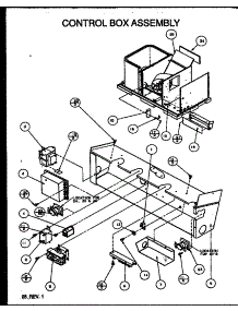 Control Box Assembly parts for Amana Air Handler PGB42B1152A/P1152504C from AppliancePartsPros.com