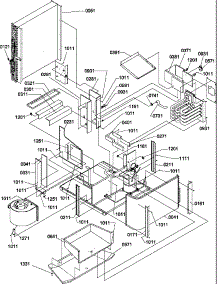 Chassis parts for Amana Heating Cooling Combined Unit PGB42C1152D/P1217201C from AppliancePartsPros.com