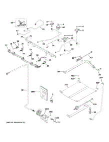 Gas & Burner Parts parts for Ge Gas Range PGB935BP1TS from AppliancePartsPros.com