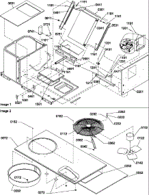Blower / Top Assy parts for Amana Heating Cooling Combined Unit PGC42B0902A/P1205413C from AppliancePartsPros.com