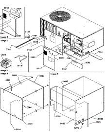 Outer Cabinet parts for Amana Heating Cooling Combined Unit PGC42B1152A/P1205407C from AppliancePartsPros.com