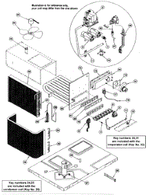 Outside View parts for Icp Heating Cooling Combined Unit PGMD24G0608 from AppliancePartsPros.com
