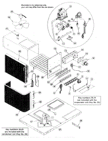 Outside View parts for Icp Heating Cooling Combined Unit PGMD30G0908 from AppliancePartsPros.com