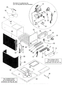 Outside View parts for Icp Heating Cooling Combined Unit PGMD36G0608 from AppliancePartsPros.com