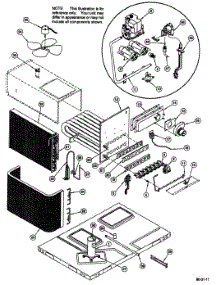 Inside View parts for Icp Heating Cooling Combined Unit PGMD36G0904 from AppliancePartsPros.com