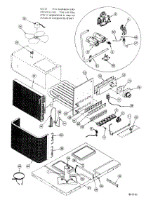 Inside View parts for Icp Heating Cooling Combined Unit PGMD42G115 from AppliancePartsPros.com
